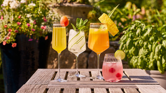 Caskata mocktails for dry January in elevated and timeless Marrakech glassware
