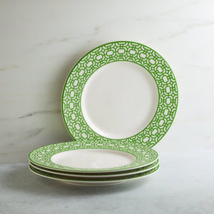 Newport Garden Gate Verde Rimmed Salad Plate thumbnail 5
