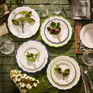 Stella Scalloped Blue Salad Plate thumbnail 5