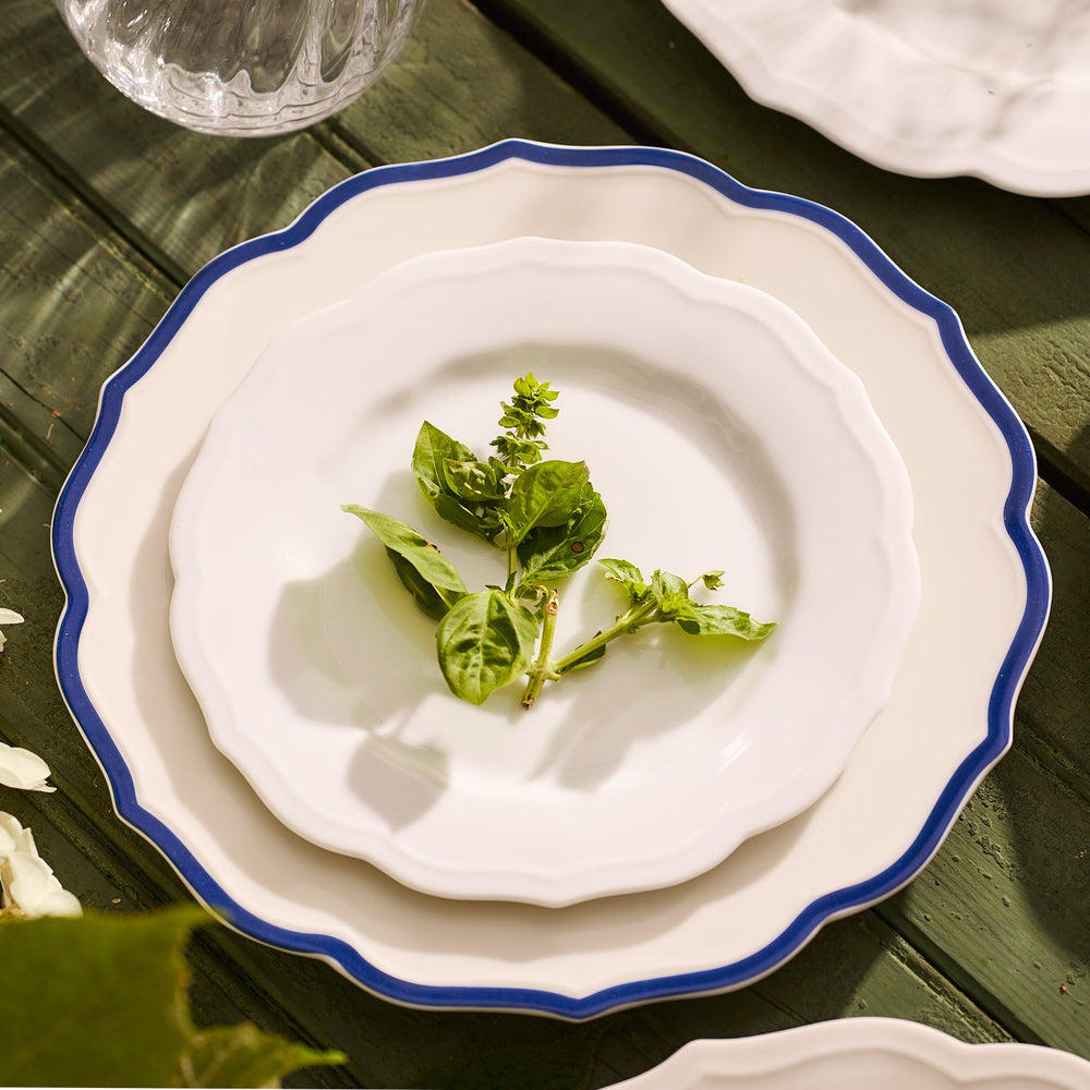 Stella Scalloped White Salad Plate image 6