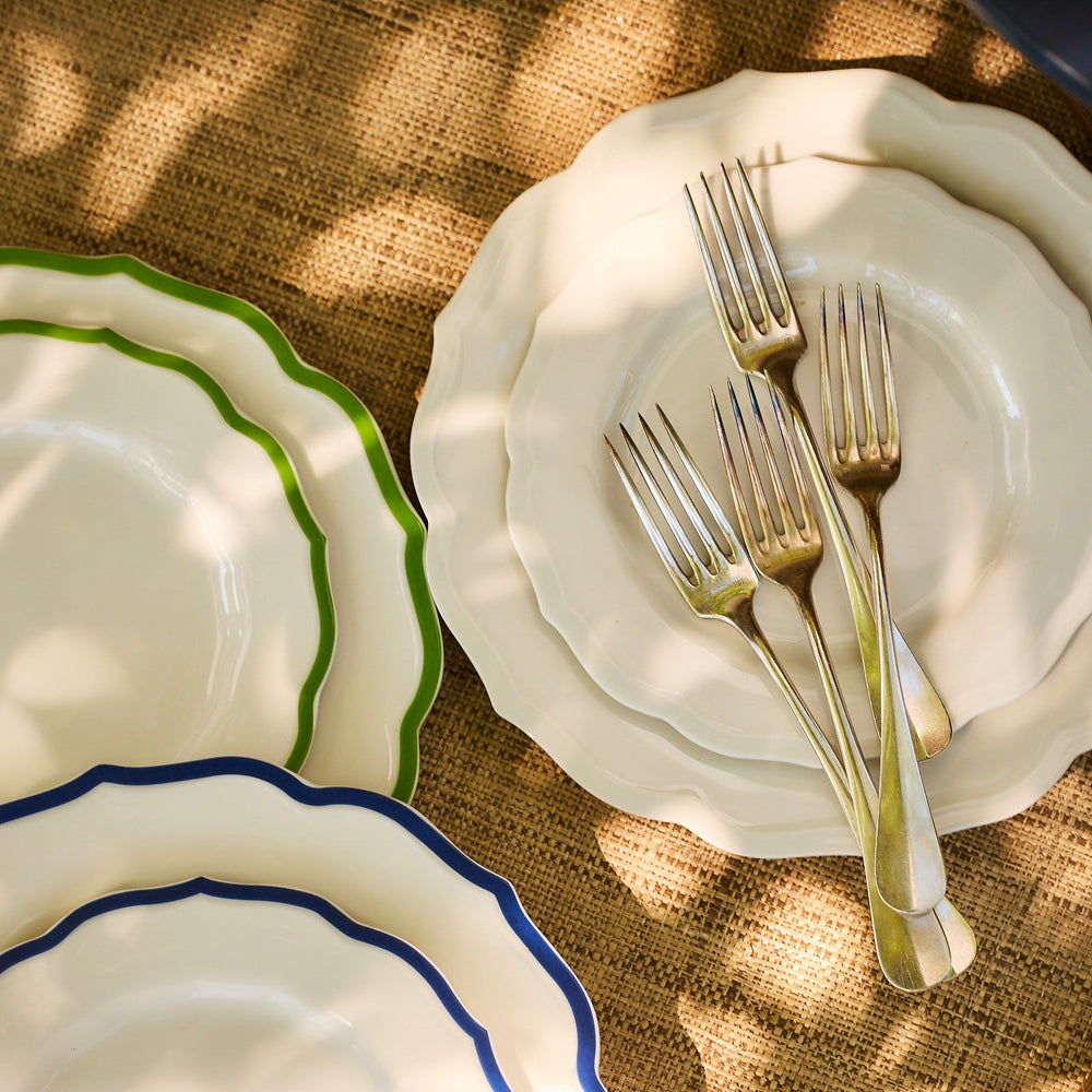 Stella Scalloped White Salad Plate image 7
