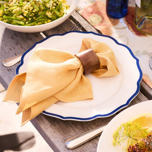 Stella Scalloped Blue Dinner Plate thumbnail 4