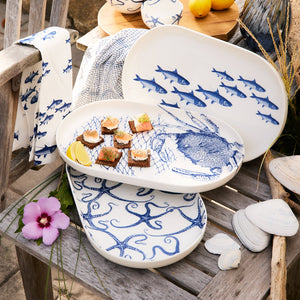 Starfish Large Coupe Oval Platter thumbnail 4
