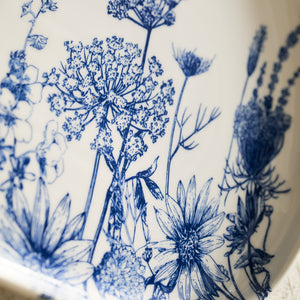 Summer Blues Large Coupe Oval Platter thumbnail 4