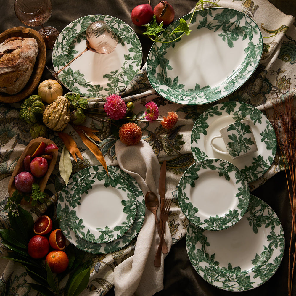 Arbor Green Rimmed Salad Plate image 5