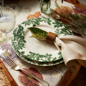 Arbor Green Rimmed Dinner Plate thumbnail 2