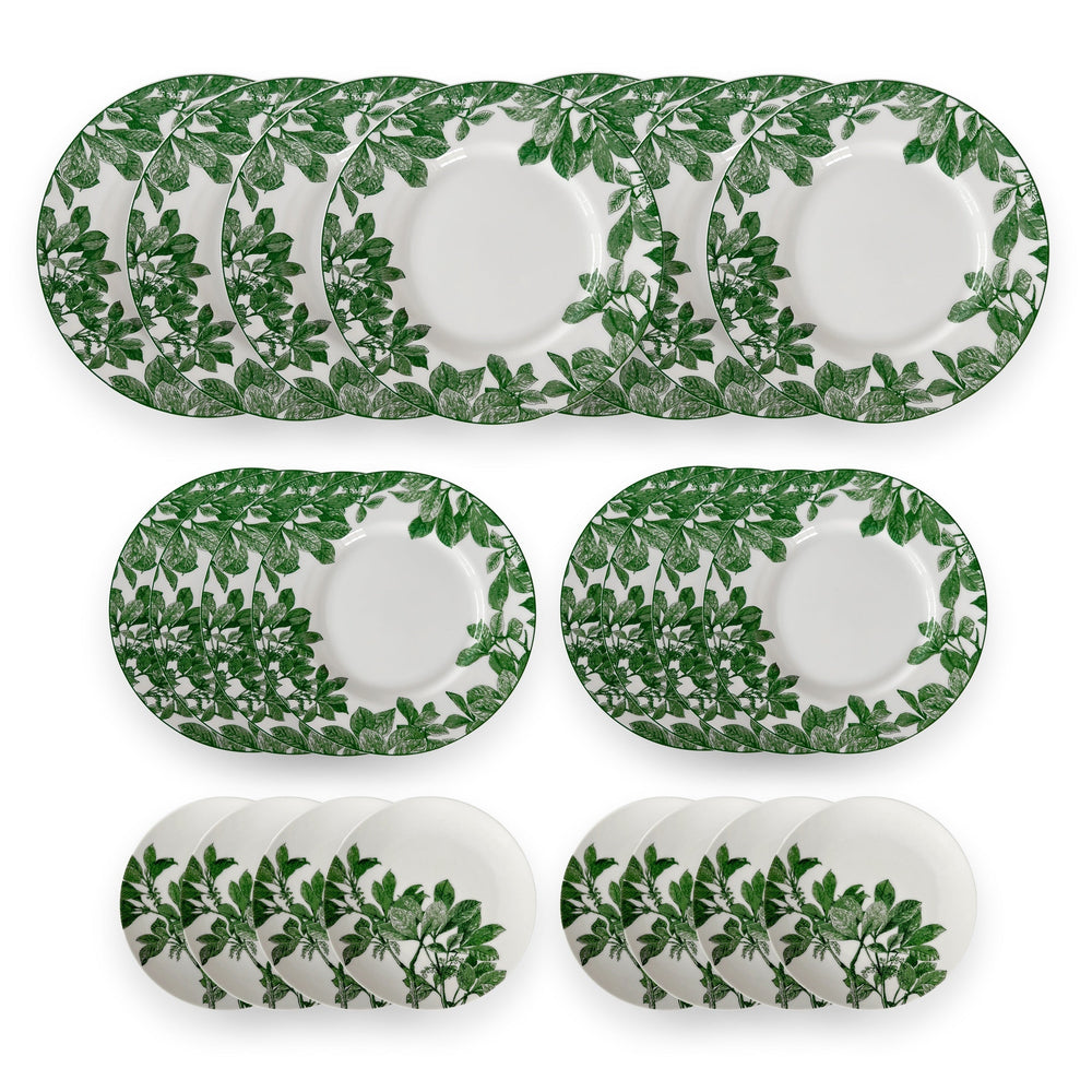 Arbor Green Table Set for 8