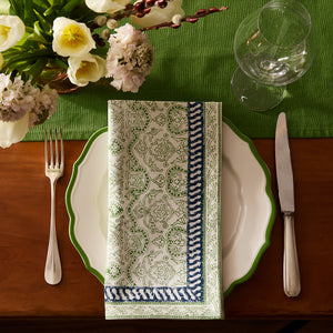 Block Island Block Print Dinner Napkins thumbnail 5
