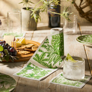 Botanicals Verde Cocktail Napkin Roll thumbnail 2