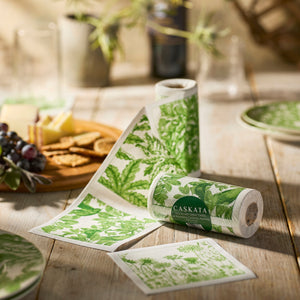 Botanicals Verde Cocktail Napkin Roll thumbnail 4