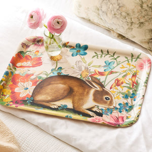 Bunny Maximus Large Rectangular Birchwood Tray thumbnail 2
