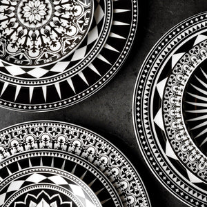 Marrakech Rimmed Dinner Plate thumbnail 4