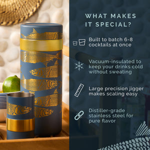 Caskata x High Camp Sardines Batch Cocktail Shaker thumbnail 3