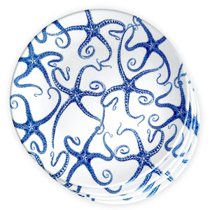 Starfish Melamine Dinner Plates, Set of 4 thumbnail 4