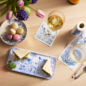 Summer Blues Small Rectangular Birchwood Tray thumbnail 5