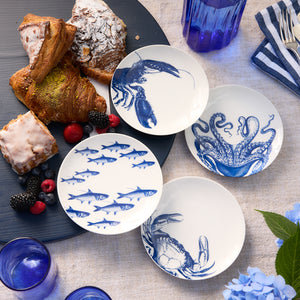 Coastal Icons Small Plates, Mixed Set of 4 thumbnail 2