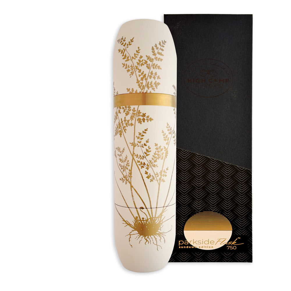 Caskata x High Camp Crema Fairy Fern Wine Flask