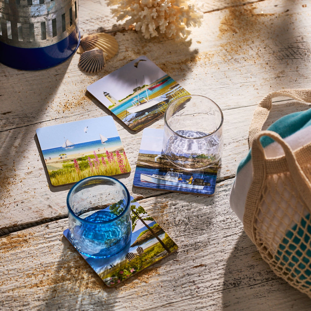 Viento Small Blue Tumblers, Set of 6 image 4