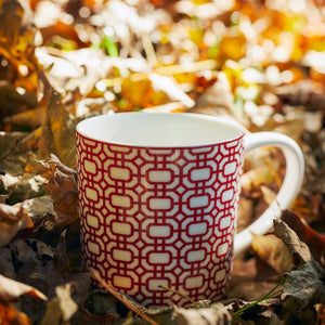 Newport Garden Gate Crimson Mug thumbnail 2