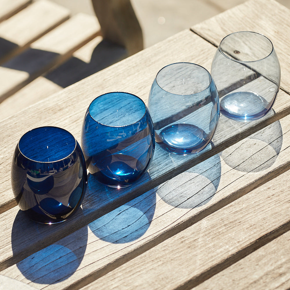 Les Nuages Blue Ombré Glasses Set of 4 image 8