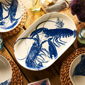 Lobster Large Coupe Oval Platter thumbnail 2