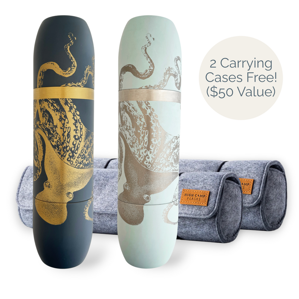 Caskata X High Camp Double Trouble Lucy Wine Flasks Bundle