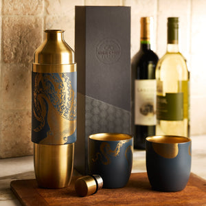 Caskata X High Camp Flasks Lucy Dark Blue Flask and Case Bundle thumbnail 2