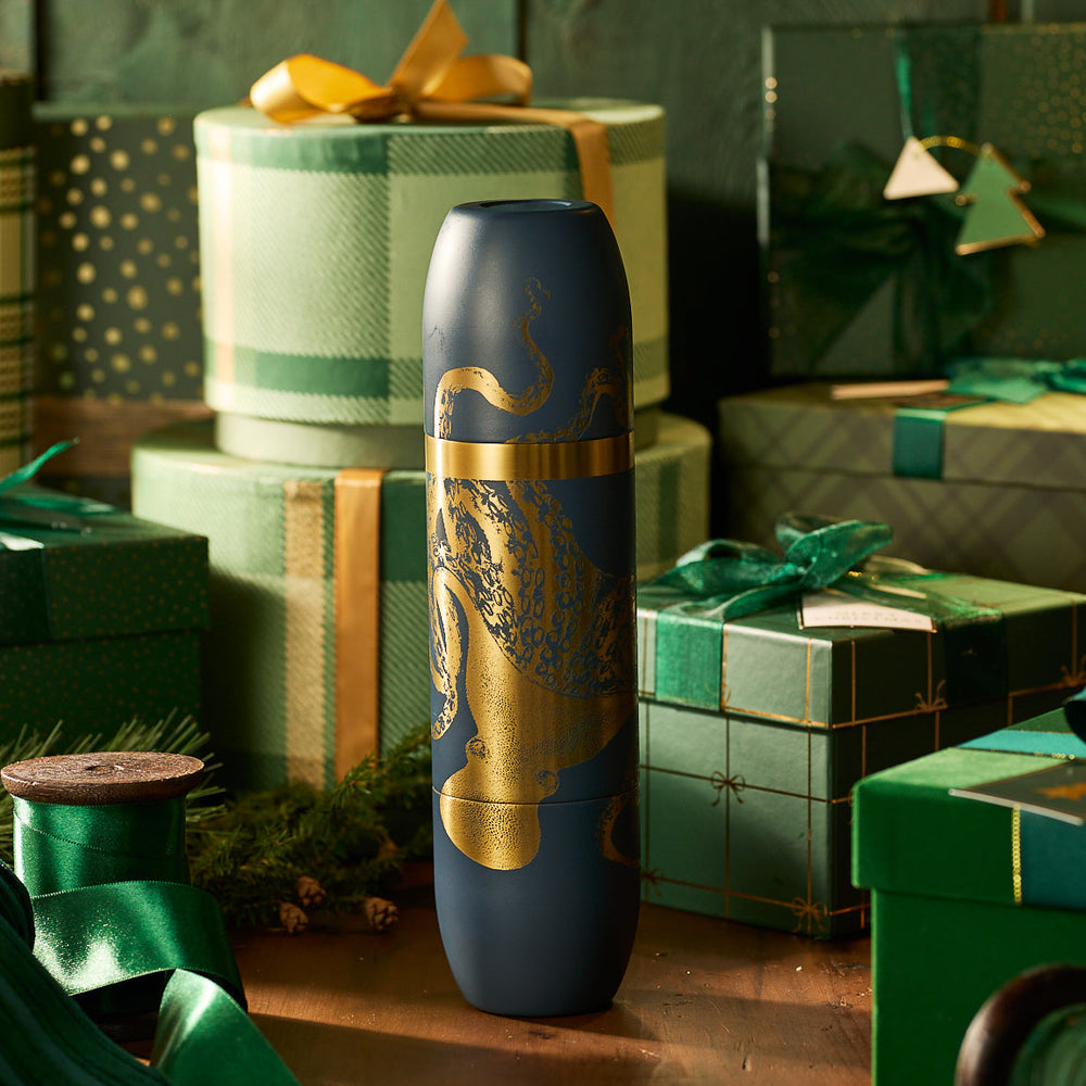 Caskata x High Camp Dark Blue Lucy Wine Flask image 8