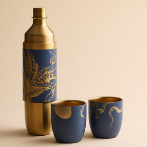 Caskata x High Camp Dark Blue Lucy Wine Flask thumbnail 2