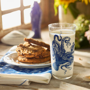 Lucy Blues Tall Drinking Glasses thumbnail 2