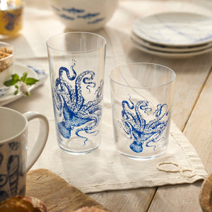 Lucy Blues Tall Drinking Glasses thumbnail 4