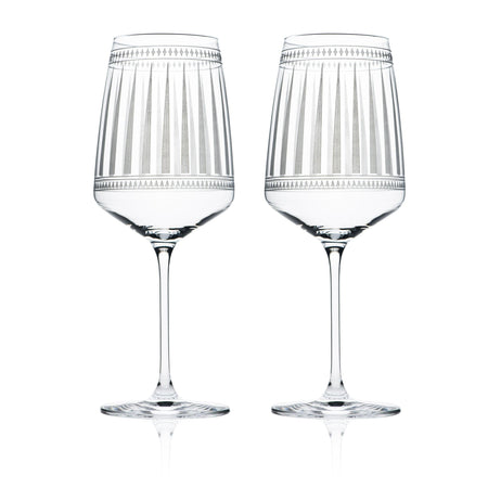 Marrakech White Wine Glasses Set/2 - Caskata