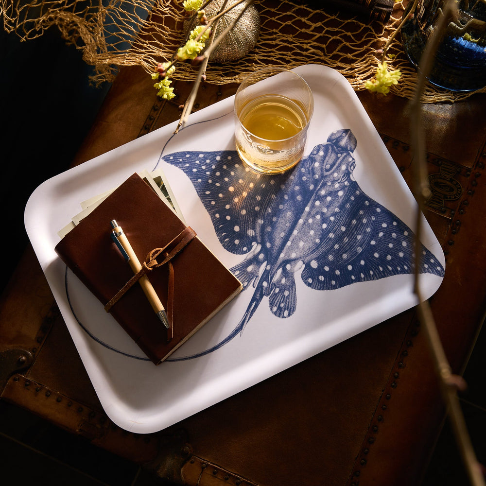 Spotted Stingray Large Rectangular Birchwood Tray image 4