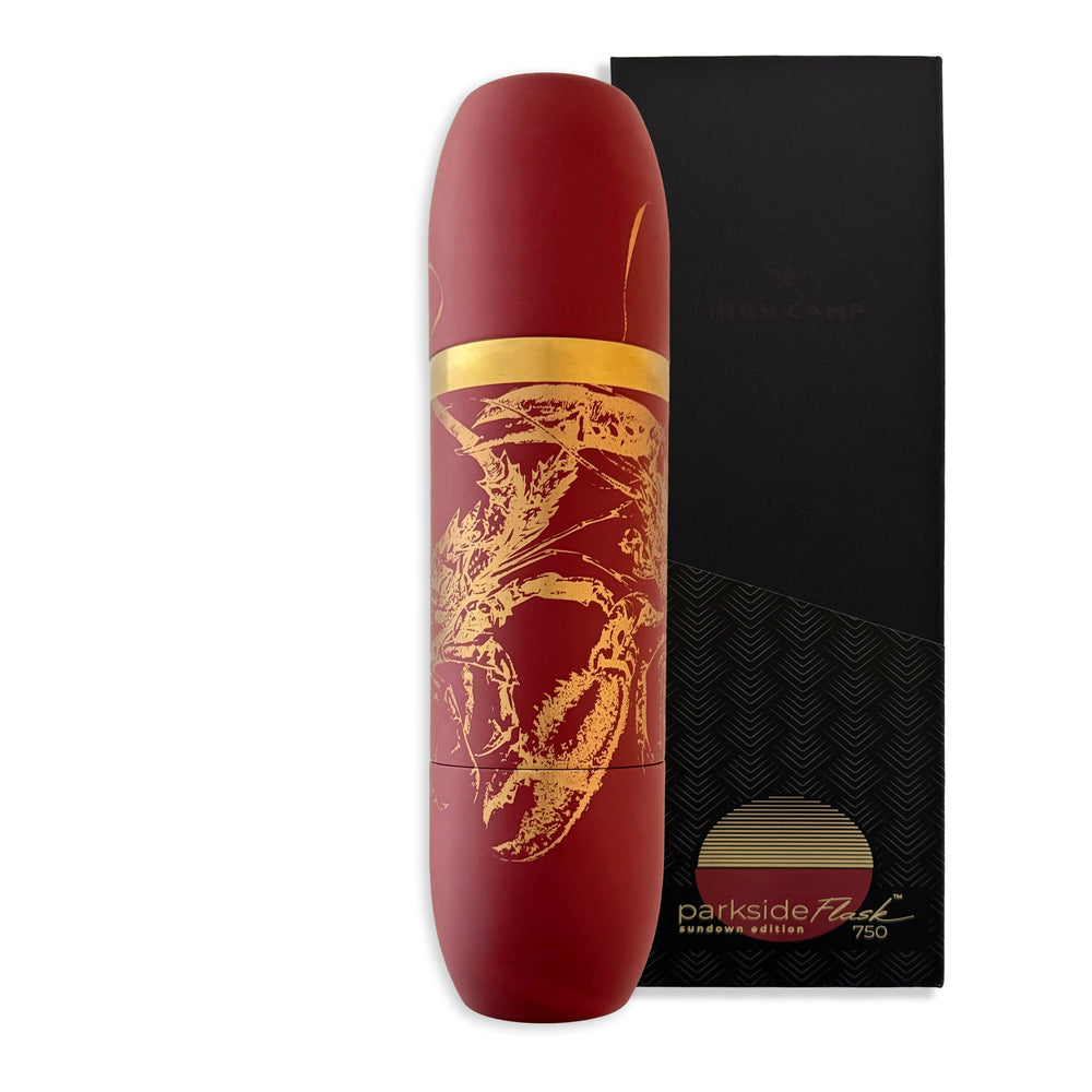 Caskata X High Camp Flasks Red Lobster Flask and Case Bundle image 3