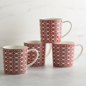Newport Garden Gate Crimson Mug thumbnail 4