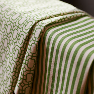 Newport Garden Gate & Pinstripe Verde Kitchen Towels, Mixed Set of 2 thumbnail 3