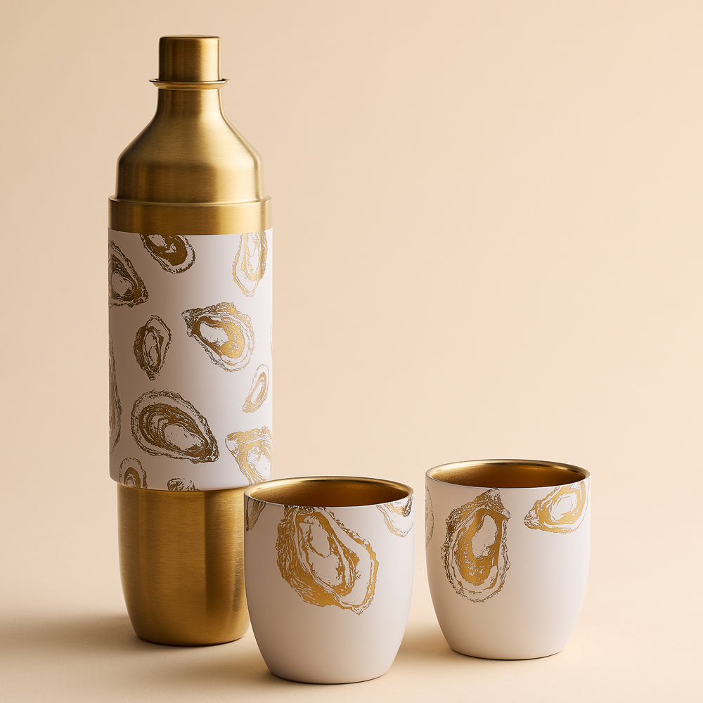 Caskata x High Camp Crema Oysters Wine Flask and Case Bundle image 4