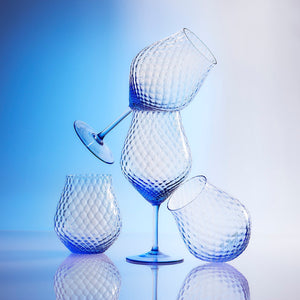 Phoebe Cobalt Stemless Wine Glasses thumbnail 3