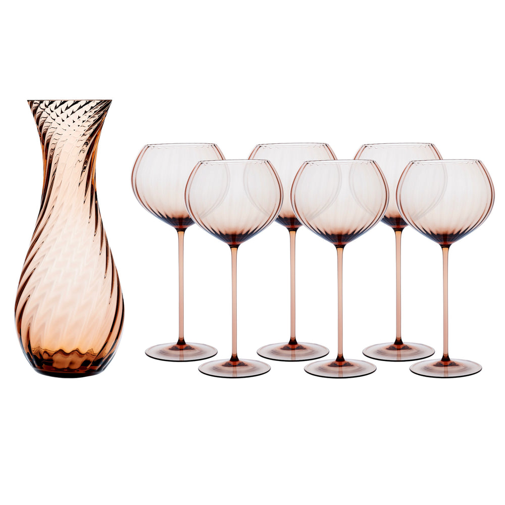 The Quinn Amber Red Wine Lover Set