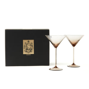 Quinn Mocha Martini Glasses thumbnail 2