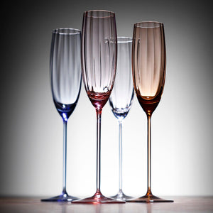 Quinn Rose Champagne Flute Glasses thumbnail 5