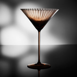 Quinn Amber Martini Glasses thumbnail 5