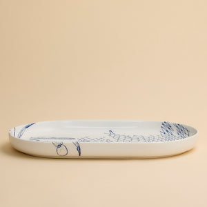 Crab Large Coupe Oval Platter thumbnail 2