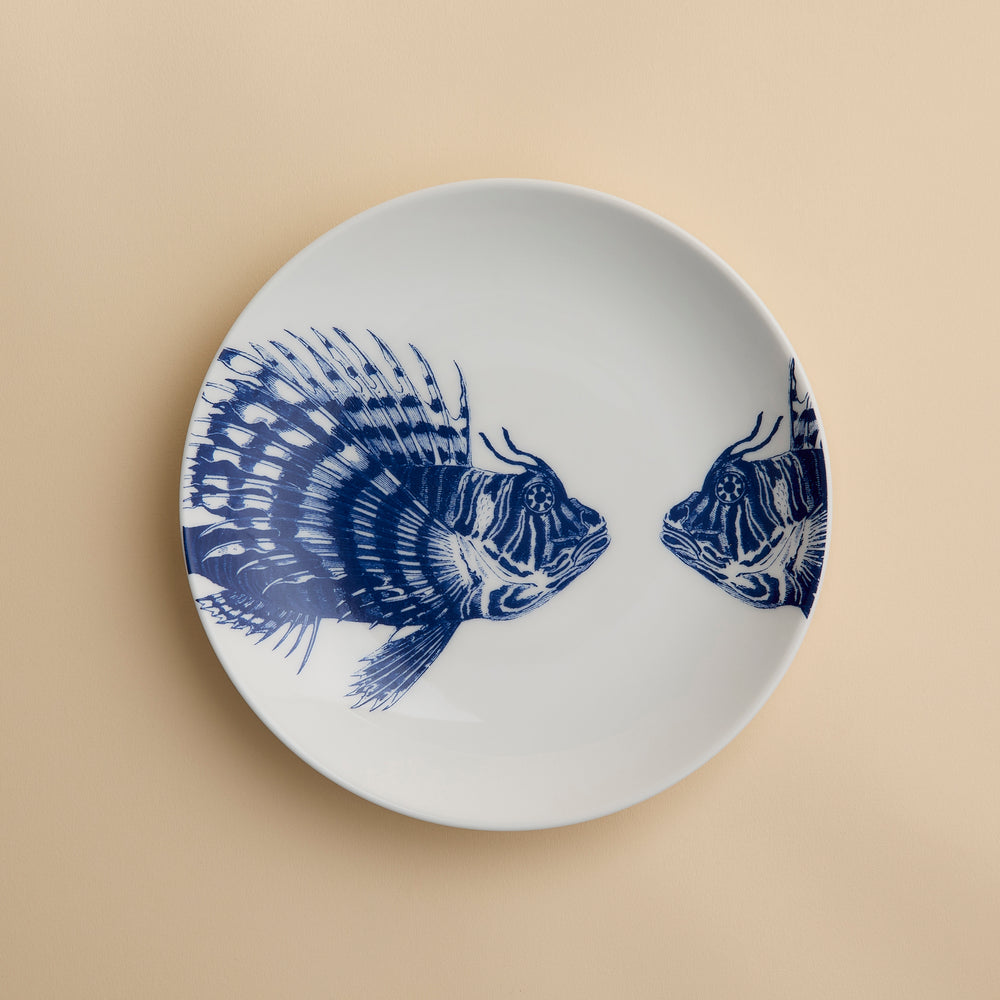 Spiky Fish Coupe Salad Plate