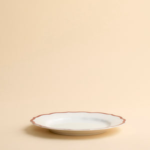 Stella Scalloped Crimson Salad Plate thumbnail 5