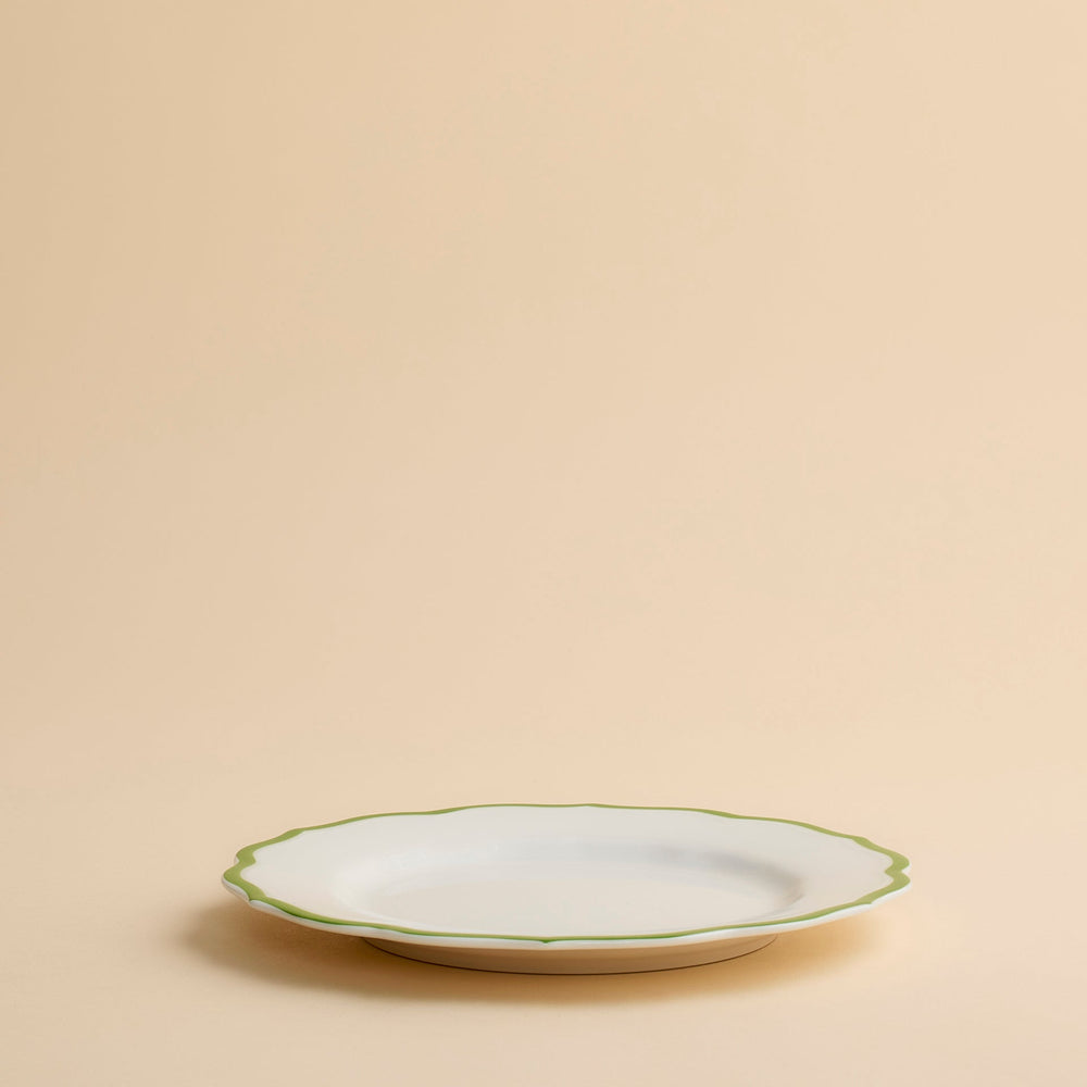 Stella Scalloped Verde Salad Plate image 7