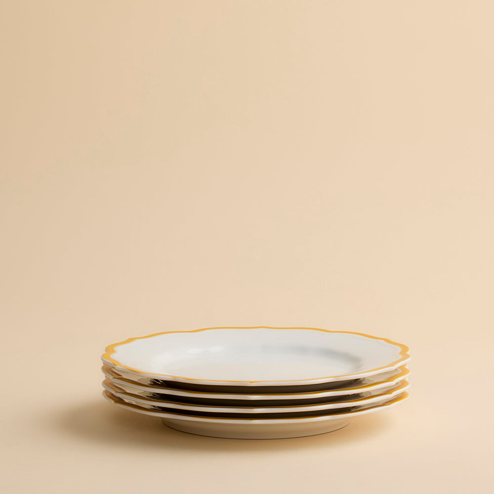 Stella Scalloped Marigold Salad Plate image 7