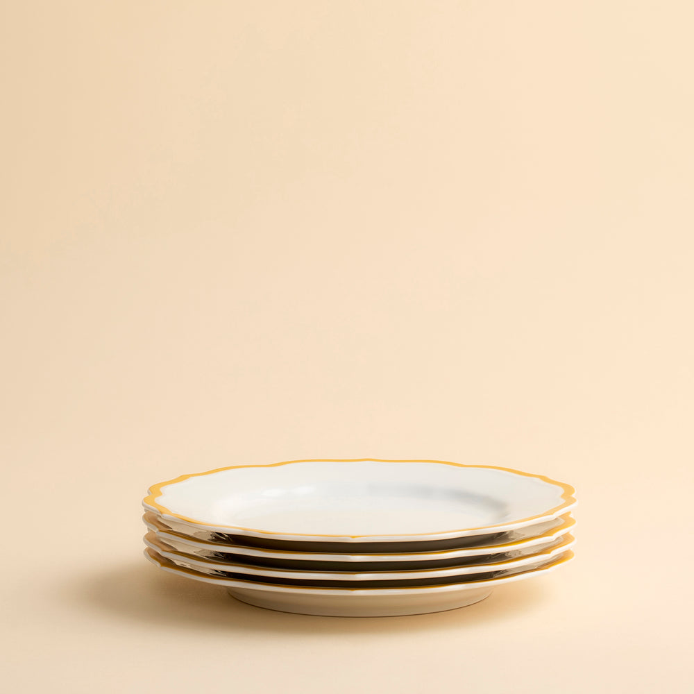 Stella Scalloped Marigold Salad Plate image 7