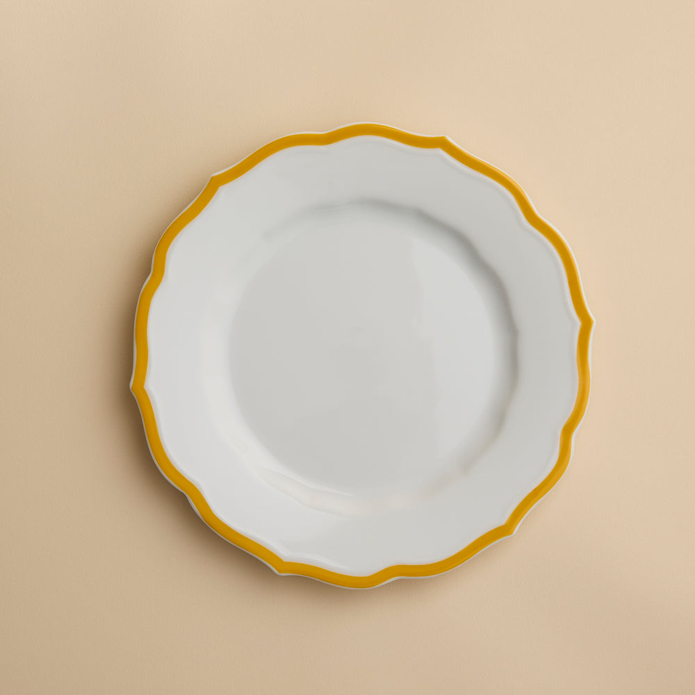 Stella Scalloped Marigold Salad Plate