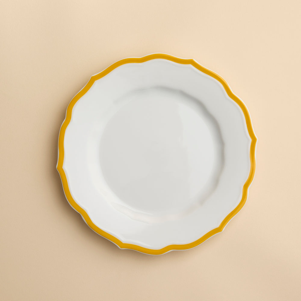 Stella Scalloped Marigold Salad Plate